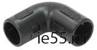 Поворот открывающийся на 90гр. CI16G IEK черный