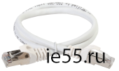 ITK Коммутационный шнур (патч-корд), кат.5Е FTP, 0,5м, белый