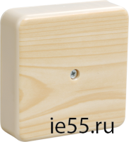 Коробка распаячная КМ для о/п 104х104х44мм сосна IEK