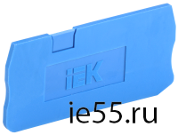 Заглушка для КПИ 3в-1,5/2,5 3 вывода синяя IEK