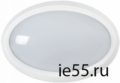 Светильник LED ДПО 5040 12Вт 4000K IP65 овал белый IEK