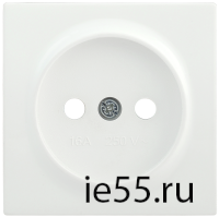 НР-1-0-ББ Накладка розетка без з/к BOLERO белый IEK