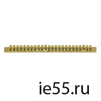 Шина  нулевая XQ-0812  8*12  24 ways (крепление по краям) ЭНЕРГИЯ