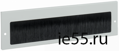 ITK Щеточный кабельный ввод 390х115 мм, серый