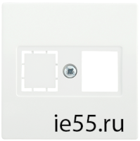 НТ12-1-ББ Накладка телеф. RJ12/HDMI BOLERO белый IEK