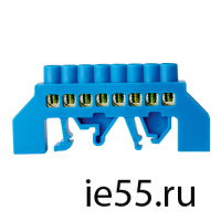 Шина TS-0609K 6x9  8 ways нулевая в изоляторе ЭНЕР