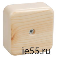 Коробка распаячная КМ для о/п 50х50х20мм сосна IEK