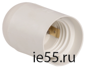 Ппл27-04-К02 Патрон подвесной пластик, Е27, белый, индивидуальный пакет, IEK