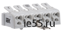 Клемма пружинная соединительная КСПнз5-3L+N+PE IEK