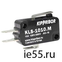 Микровыключатель KLS-A1.010.M 1НО+1НЗ, Iном.=1,5 А 125/250 VAC (AC-15), Ith=10 А, 20 млн циклов
