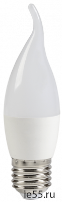 Лампа LED CB35 свеча на ветру 5Вт 230В 3000К E27 IEK