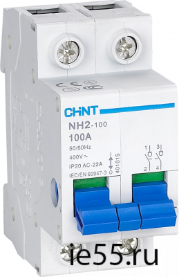 Выключатель нагрузки NH2 1P 100A (CHINT)(Данный артикул выводится из ассортимента)
