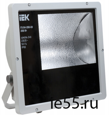 Прожектор ГО04-250-02 250Вт E40 серый асимметричный IP65 ИЭК