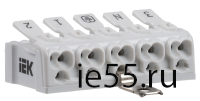 Клемма пружинная соединительная КСПз5-3L+N+PE IEK
