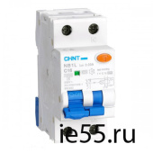Дифференциальный автоматический выключатель NB1L 1P+N B6 30mA тип AC 10kA (36mm) (R) (CHI 101000736