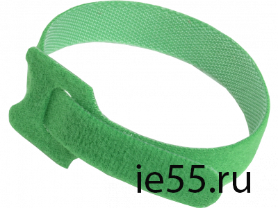 Хомут-липучка ХКл 14х210мм зеленый (100шт) IEK