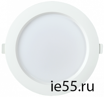 Светильник LED ДВО 1704 белый круг 24Вт 6500K IP40 IEK