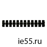 Зажимы  H.F.W.  10 А -   10 мм  черн  ЭНЕРГИЯ