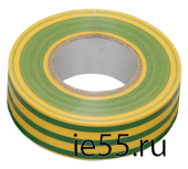 Изолента 0,13х15 мм желтая 10 метров ИЭК