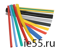 Термоусадочная трубка ТТУ 10/5 зеленая 100 м/упак ИЭК