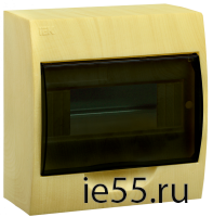 Корпус модульный пласт. навесной ЩРН-П-8 (сосна) IP41 IEK
