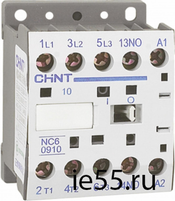 Контактор NC6-0910 9А 24В 50Гц 1НО (CHINT)