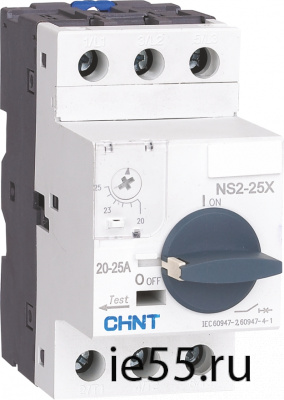 Пускатель NS2-25 0.1-0.16A (CHINT)