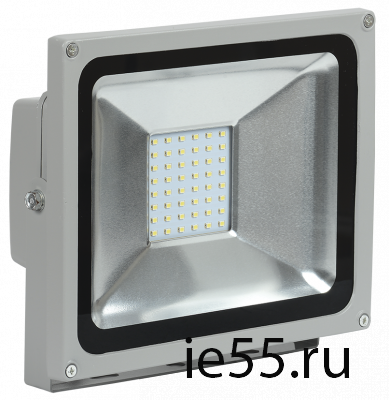 Прожектор СДО 05-30 светодиодный серый SMD IP65 IEK