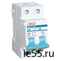 Автоматический выключатель ВА47-29 2P 16А (С) 6кА ЭНЕРГИЯ